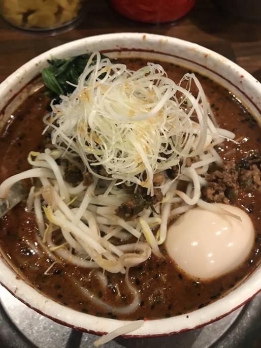 黒ごま坦々麺辛さ20倍