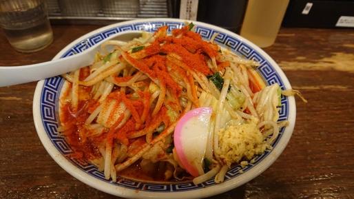 辛激タンメン 一辛～四辛