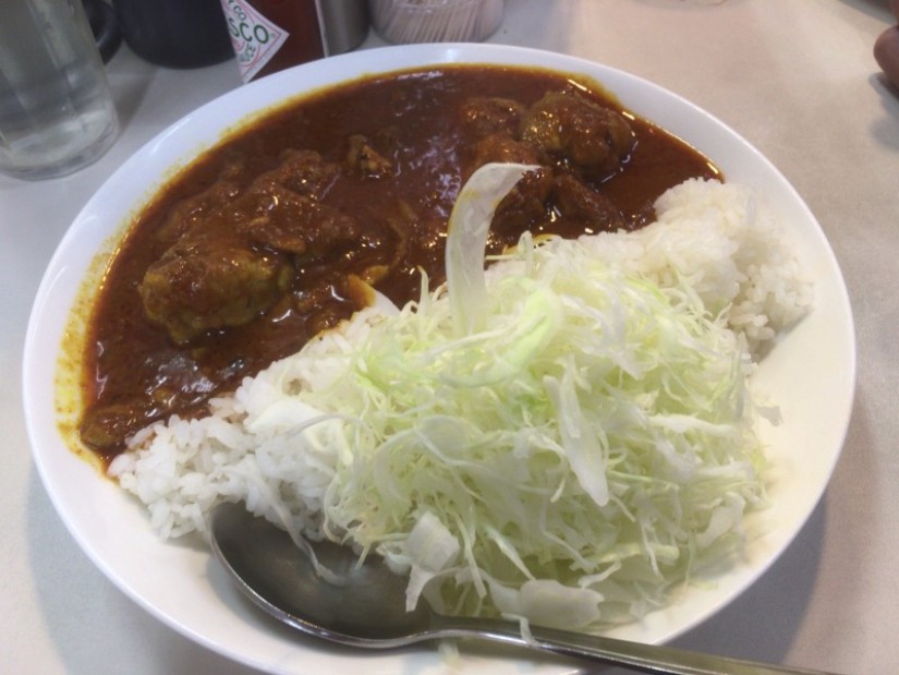 チキンカレー 普通、大辛、激辛