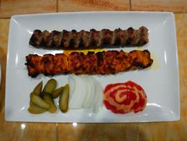 Chicken Kabab & Lamb Kabab