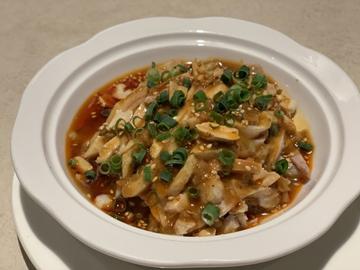 鶏肉の辛味ごまソース和え　棒棒鶏 2辛