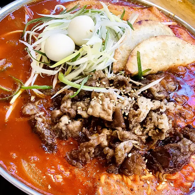 辛口鉄工所と激辛ロングトッポギ