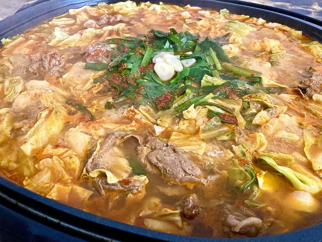 激辛ちりとり鍋