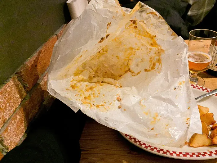 完食するもポテトが激辛にWHY!?