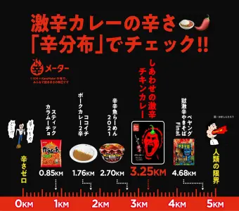 3.25KMはCoCo壱の2辛より辛いぞ！(※2020.12.16日現在)