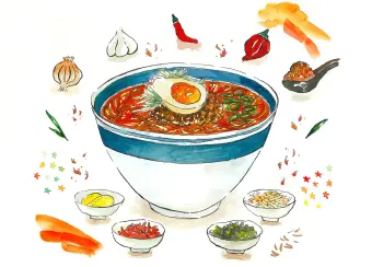 中国産や韓国産などの様々な一味唐辛子や山椒の辛味を追求
