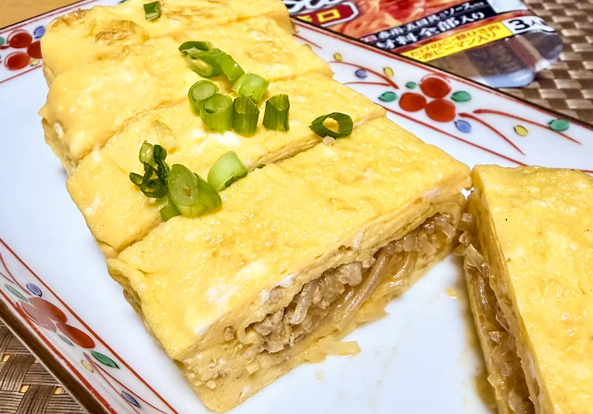 永谷園 麻婆春雨 辛口 お弁当にも！麻婆春雨厚焼き玉子アレンジレシピ