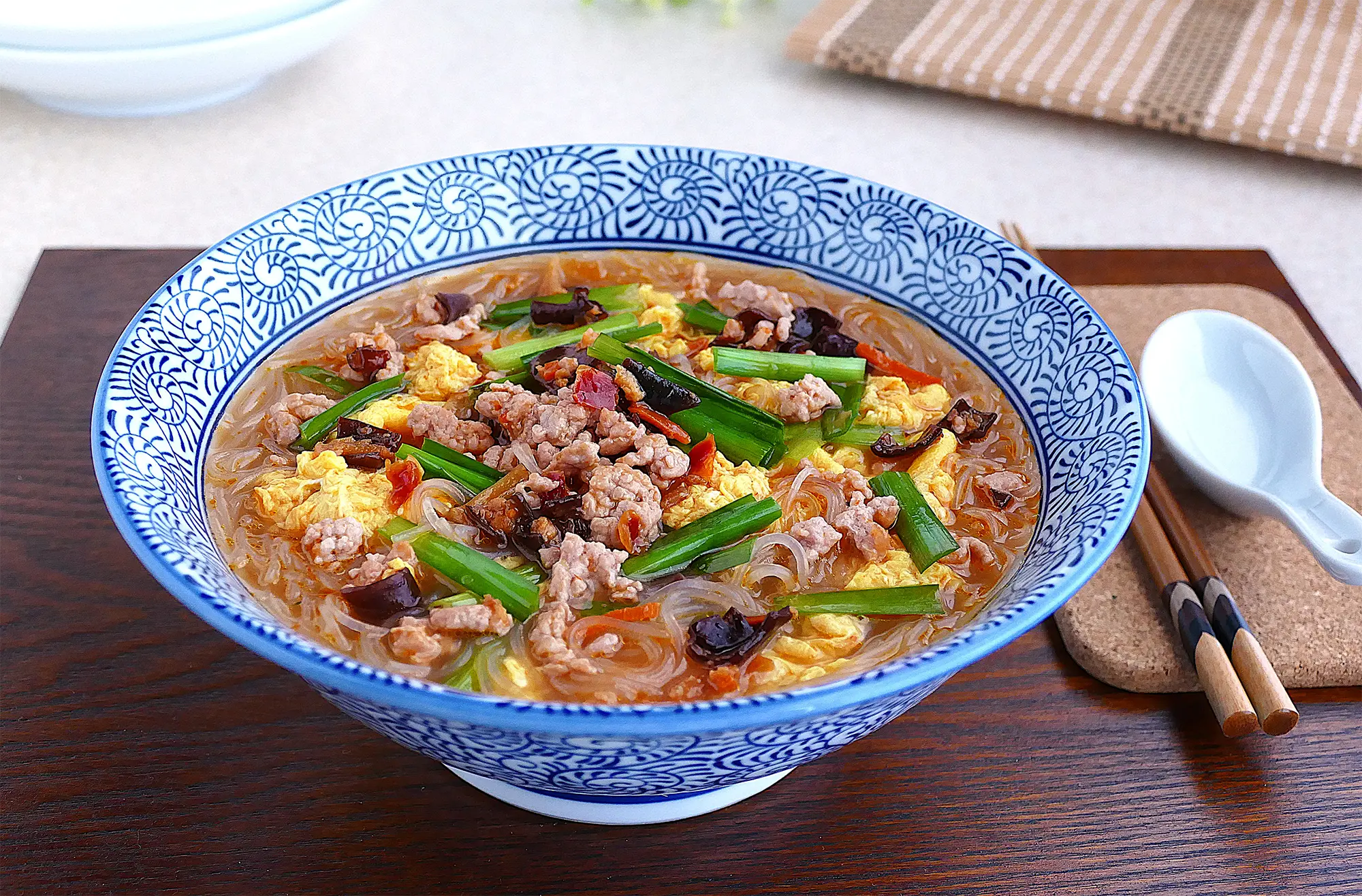 永谷園 麻婆春雨 辛口 宮崎辛麺風スープ春雨アレンジレシピ
