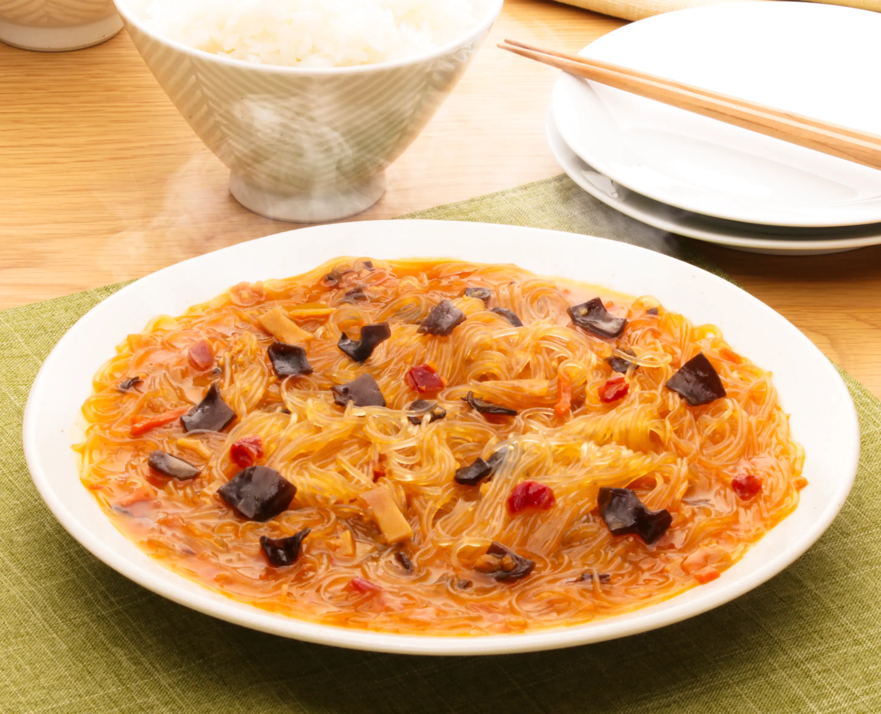 永谷園 麻婆春雨 辛口 調理例