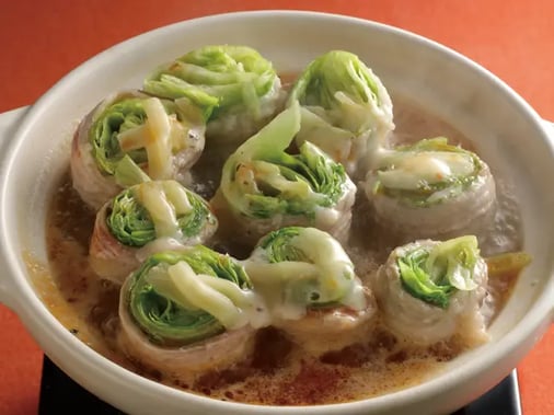 豚ばら肉のピリ辛鍋