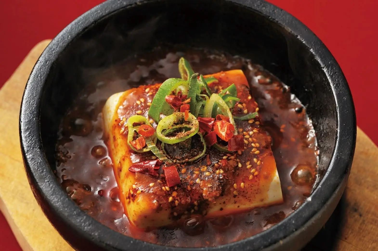 陳家私菜 新宿店 「頂天⽯焼⿇婆⾖腐」