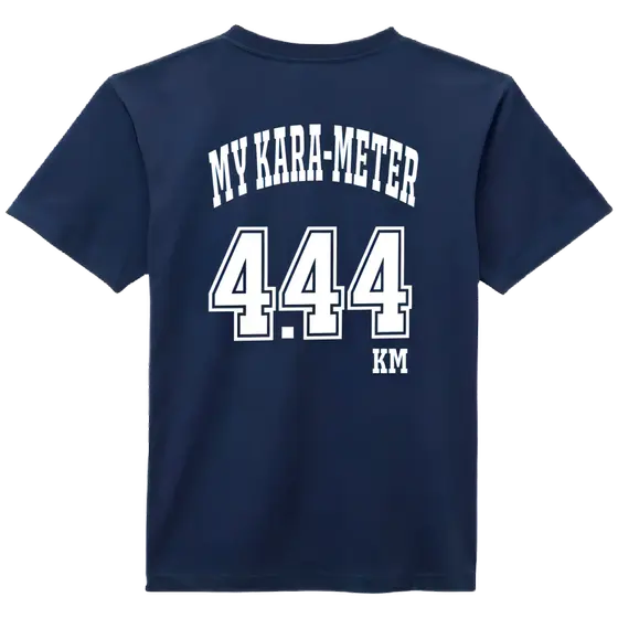 マイ辛値入りファイアーロゴTシャツの背面