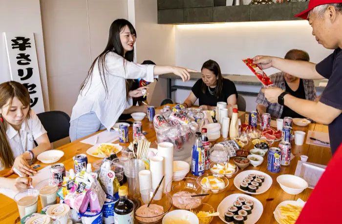 辛さリセット研究の感想を話す評議員のみなさん