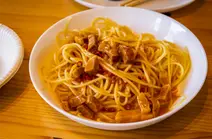 「辛ボナーラ 1.88KM」(13品目､アプリでは現在1.64KM)