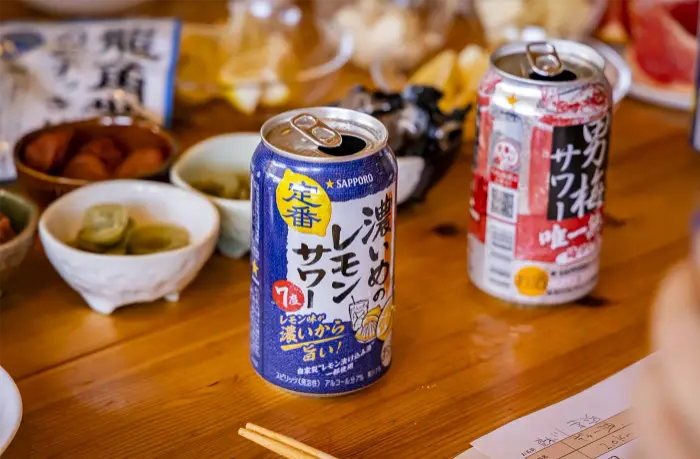 ｢濃いめのレモンサワー｣と｢男梅サワー｣