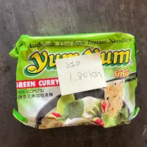 「ヤムヤムグリーンカレー」(9品目､1.80KM)