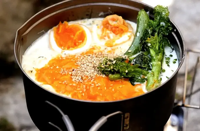 ニンニクの香りと牛乳のまろやかさとチーズ