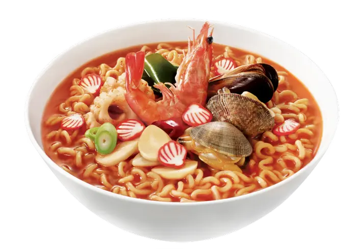 調理した にんにく貝味ラーメン<br>※トッピングはイメージです