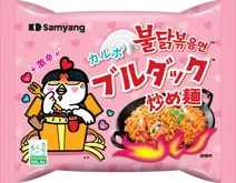 カルボブルダック炒め麺のパッケージ