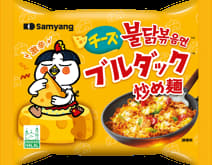 チーズブルダック炒め麺のパッケージ