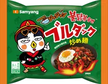 ジャジャンブルダック炒め麺のパッケージ