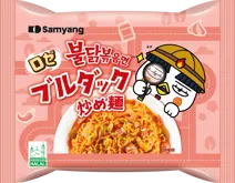 ロゼブルダック炒め麺のパッケージ