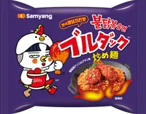 ヤンニョムチキン味ブルダック炒め麺のパッケージ